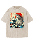 Catzilla Vintage Washed T-shirt