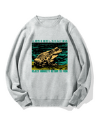 Refusing Humans To Return To Frog Cotton Sweatshirt
