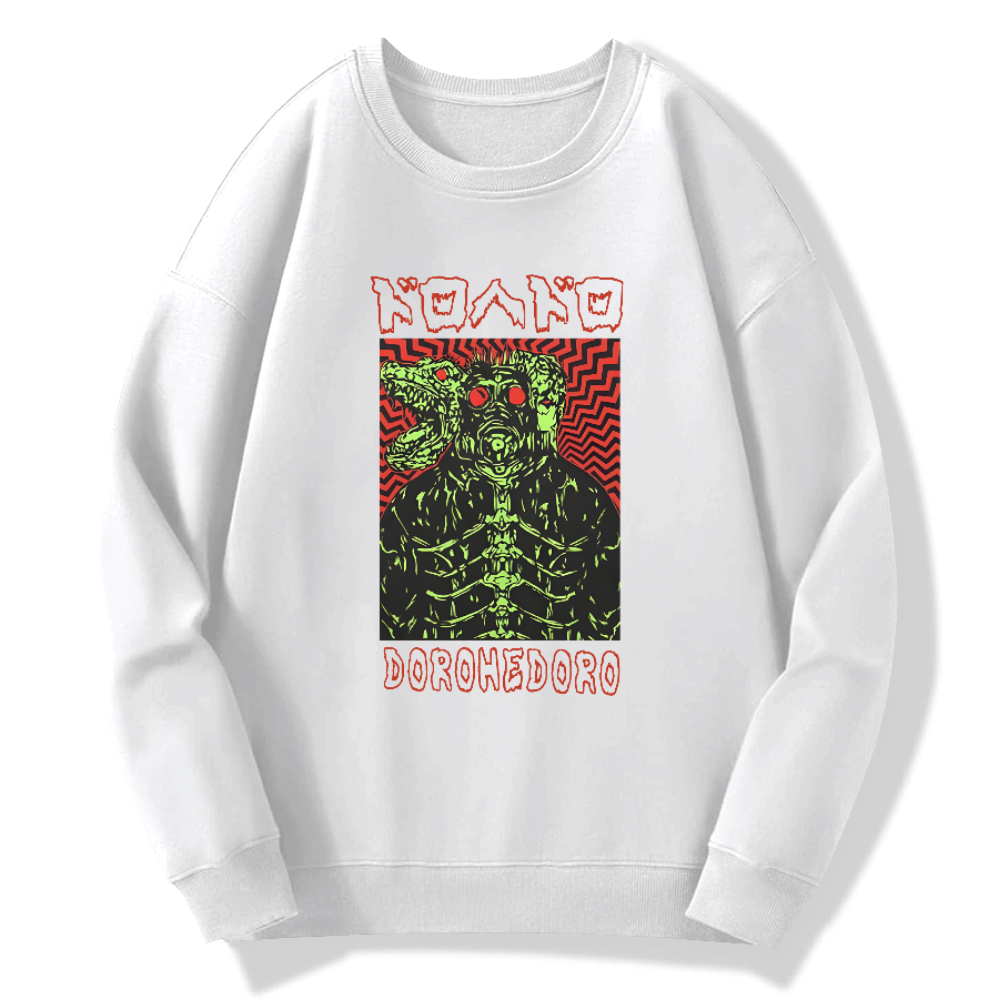 Anime Retro Cotton Pullover Sweatshirt