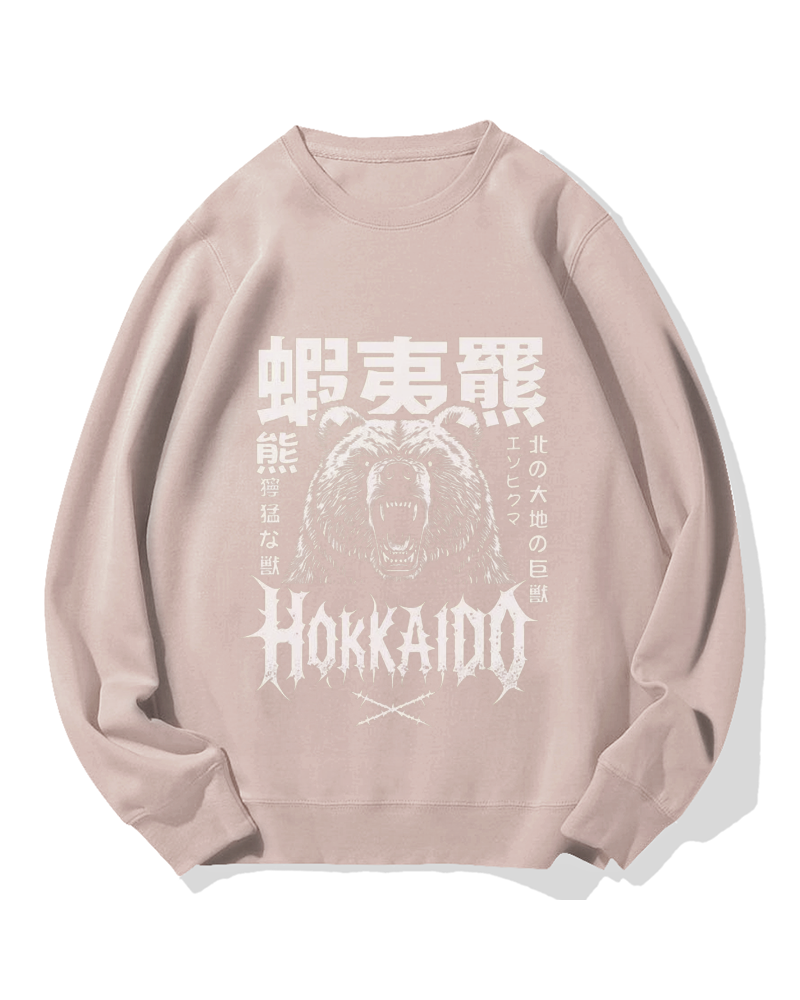 Hokkaido Bear Cotton Sweatshirt