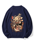 Ramen Pool Party Cotton Sweatshirt