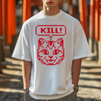 Kill Cat Japanese Style Classic Tee