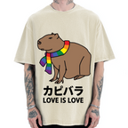 Capybara With Love Vintage Washed T-shirt