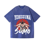 Yokozuna The Highest Honor in Sumo Vintage Wash Japanese Design T-Shirt