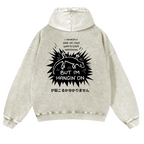 Gecko Vintage Washed Cotton Back Art Hoodie
