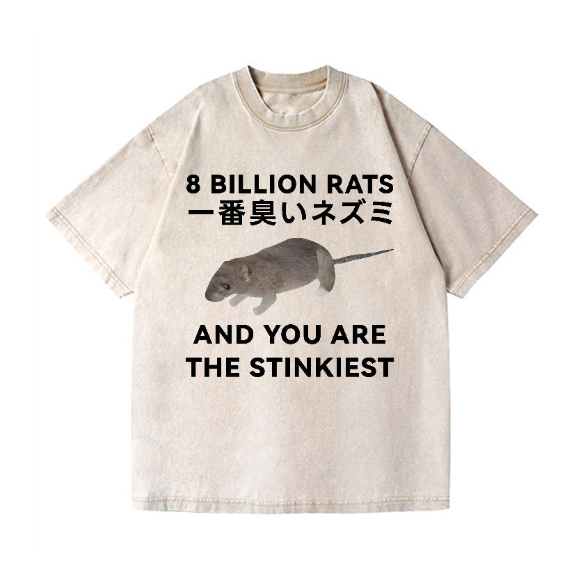 Rat Vintage Wash Japanese Design T-Shirt