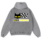 S.E.V Marchal Vintage Washed Cotton Back Art Hoodie