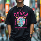 Osaka Drunken Octopus Japanese Style Classic Tee