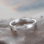 Cute cat tail ring