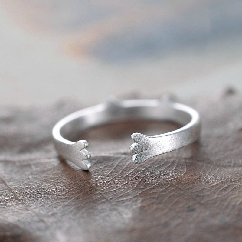 Cute cat tail ring