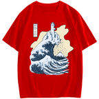 Kanagawa F**k Cotton casual T-shirt