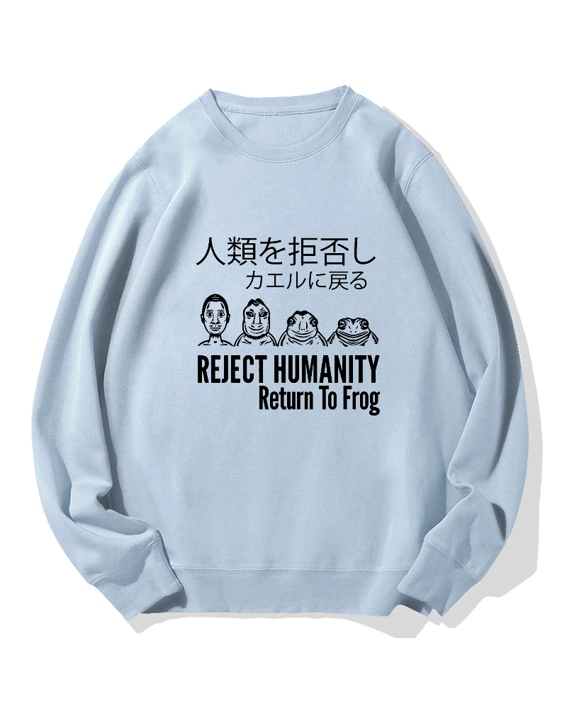 Reject Humanity Return To Frog Cotton Sweatshirt