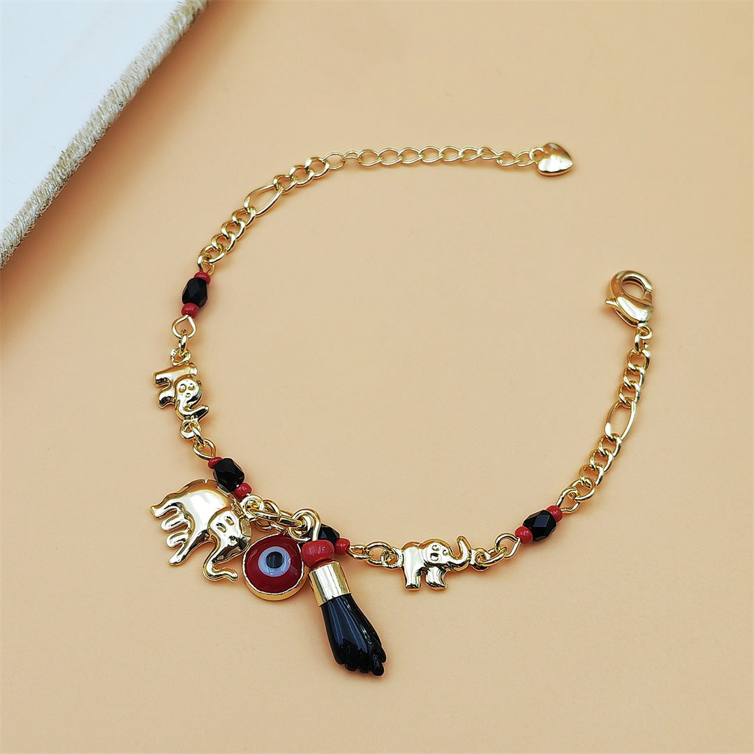 Devil's Eye Elephant Bracelet
