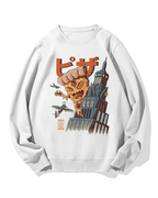 Pizza Monster Cotton Sweatshirt