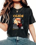 Japanese Eagle Pattern Vintage Distressed T-shirt