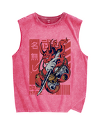Unknown Warrior Samurai Vintage Distressed Washed Tank Top