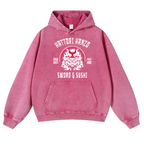 Hattori Hanzo Komainu Vintage Washed Thick Cotton Hoodie