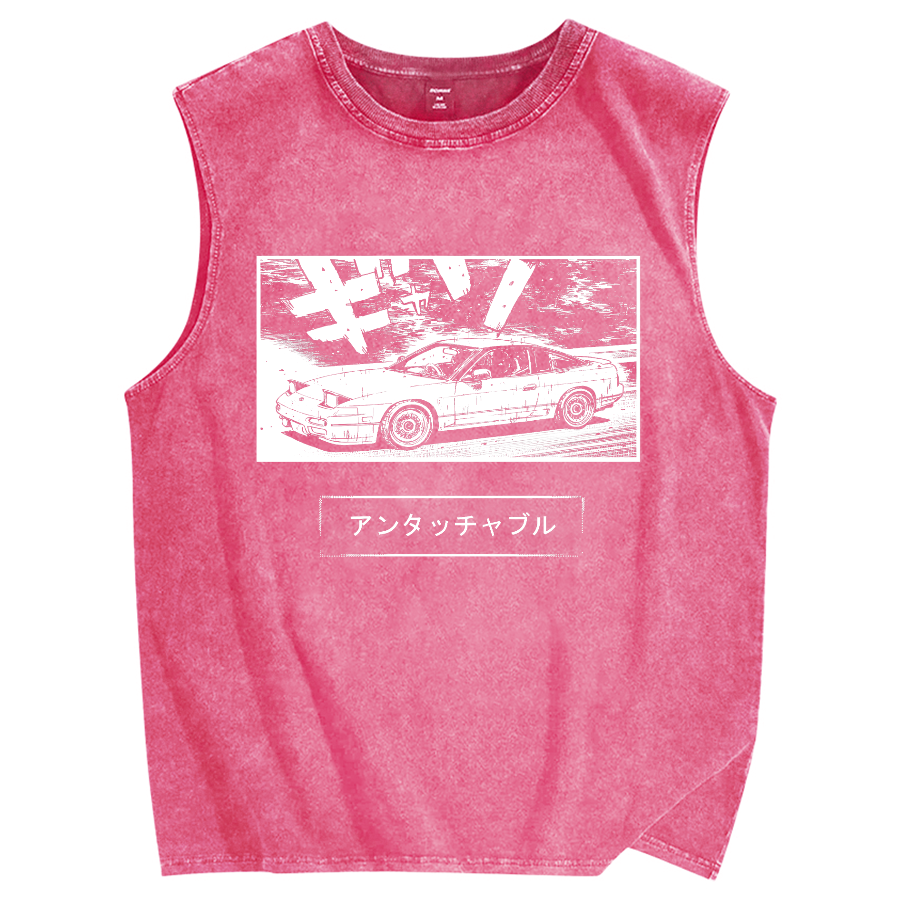 Tsukamoto's Nissan 180SX  Untouchable Vintage Distressed Washed Tank Top