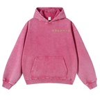 Drum & Bass Vintage Washed Cotton Back Art Hoodie