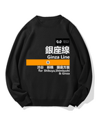 Ginza Line for Shibuya Cotton Sweatshirt