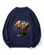Sushi Chain Saw Massacre Cotton Sweatshirt