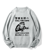 Skateboarding Toad Cotton Sweatshirt