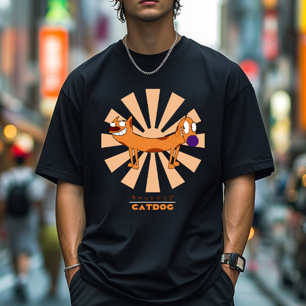 Catdog Japanese Style Classic Tee