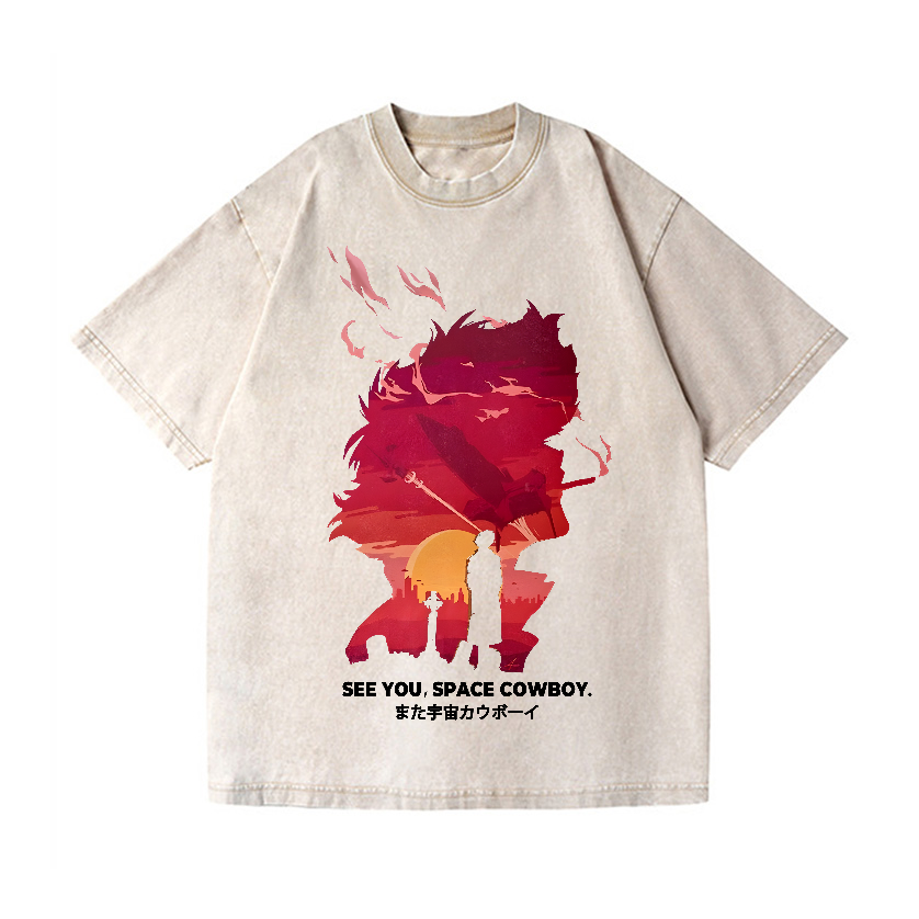 Cowboy Bebop Vintage Wash Japanese Design T-Shirt