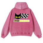 S.E.V Marchal Vintage Washed Cotton Back Art Hoodie