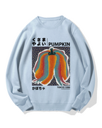 Japanese Punpkin Cotton Sweatshirt