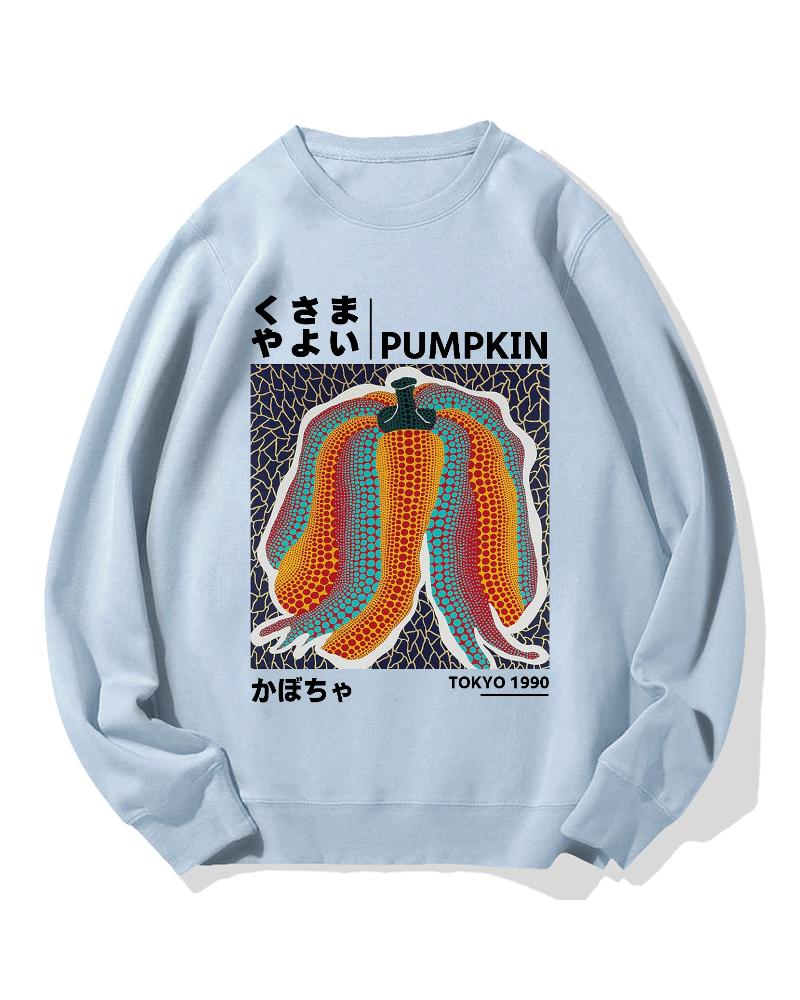 Japanese Punpkin Cotton Sweatshirt