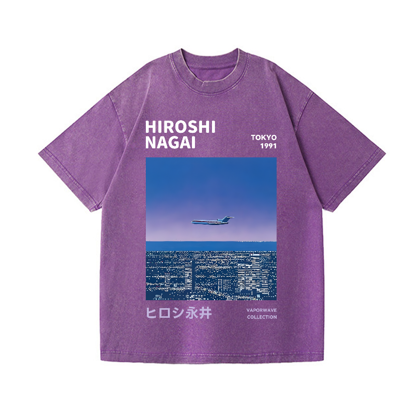 Hiroshi Nagai Vintage Wash Japanese Design T-Shirt