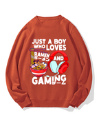 Ramen & Games Cotton Sweatshirt