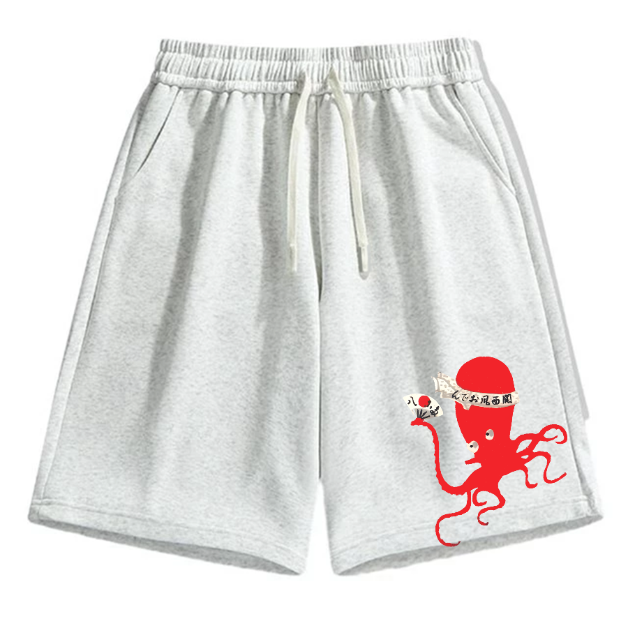 Kansai Osaka Oden Octopus Cotton Casual Shorts