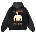 Duck Goose Vintage Washed Cotton Back Art Hoodie