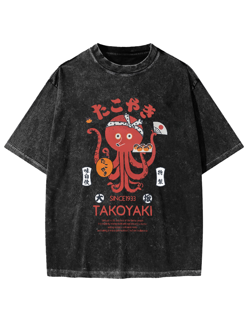 Kansai Takoyaki Vintage Washed T-shirt