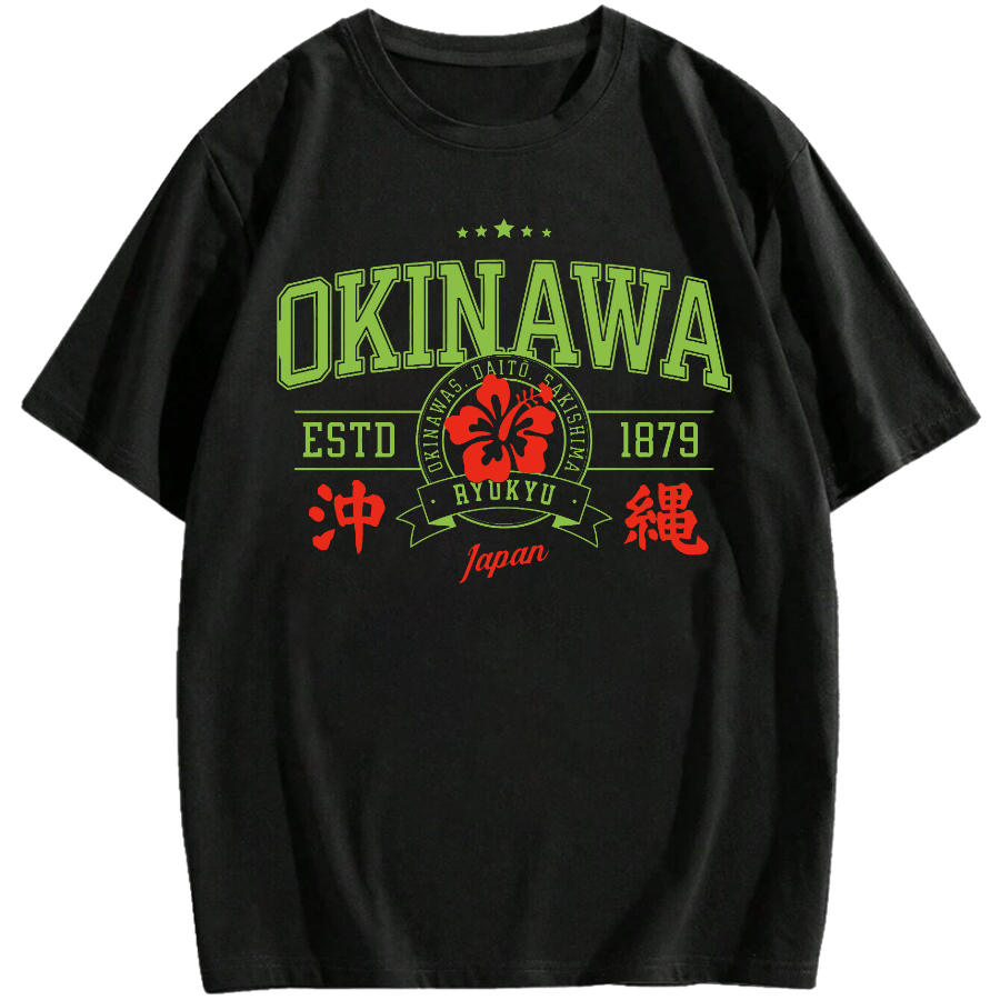Okinawa JP Cotton casual T-shirt