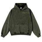 Drum & Bass Vintage Washed Cotton Back Art Hoodie