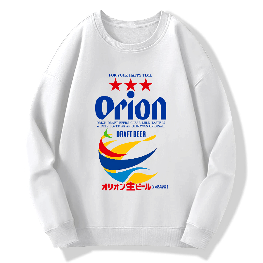 Orion Beer Cotton Pullover Sweatshirt