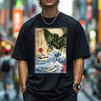 Octopus Ukiyoe Japanese Style Classic Tee