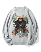 Japanese Samurai Cotton Sweatshirt