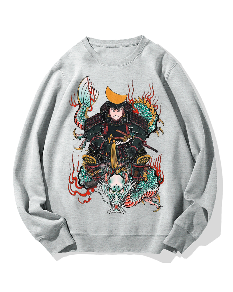 Japanese Samurai Cotton Sweatshirt