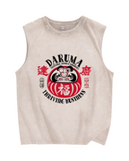 Daruma Vintage Distressed Washed Tank Top