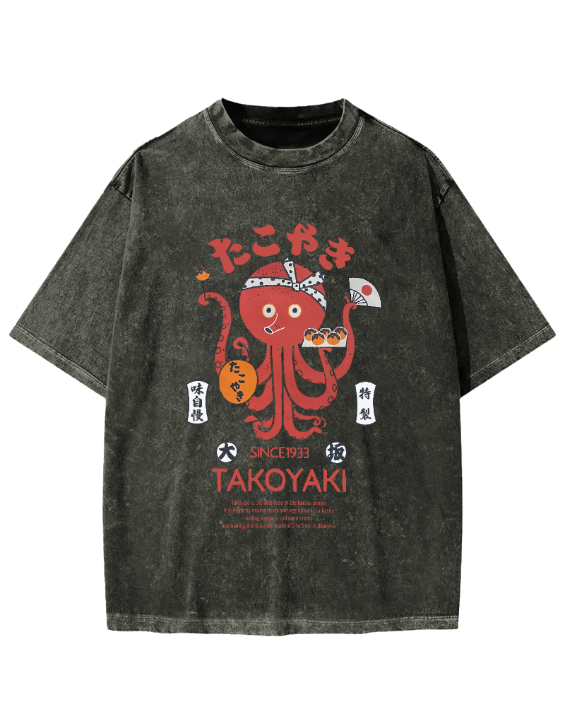 Kansai Takoyaki Vintage Washed T-shirt