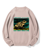 Refusing Humans To Return To Frog Cotton Sweatshirt