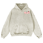 Ramen Hero Vintage Washed Cotton Back Art Hoodie