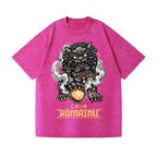 Komainu Vintage Wash Japanese Design T-Shirt