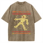 Electrician Dance Skeleton Vintage Washed T-shirt