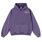 Gecko Vintage Washed Cotton Back Art Hoodie