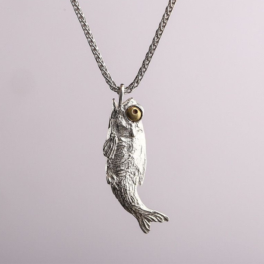 Sardine fish necklace